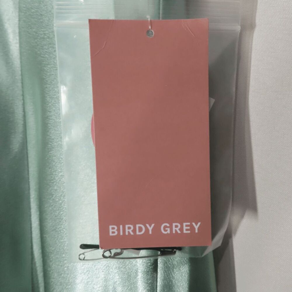 Birdy Grey Jesse Kimono Shiny Satin Dress Small - Picture 9 of 10